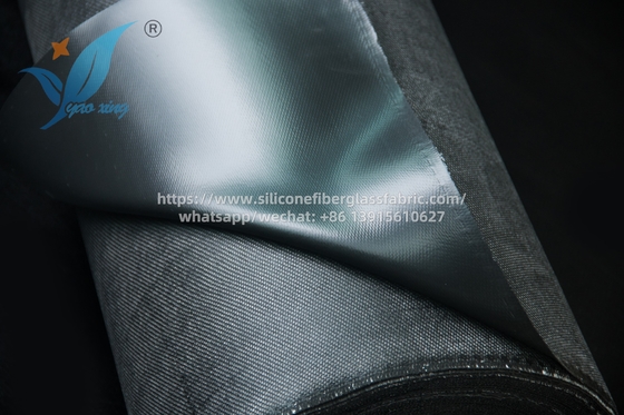 Gecertificeerde 1,2 mm anti-statische glasvezel siliconen stof voor thermische isolatie van elektriciteitscentrales