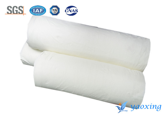 Wit 230 gm ademend vlamvertragend stofvoer voor brandwerend matras