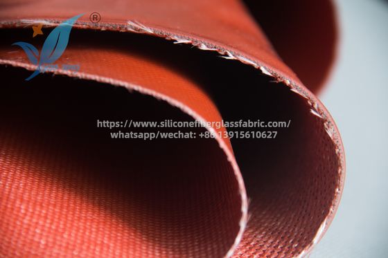 Rood vuurbestendig siliconen doek 200 graden Celsius bestand voor industriële behuizingen