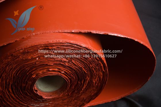 Brandbestendig Silicone-gecoat glasvezelstof voor branddeuren