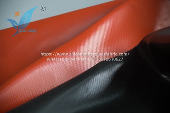 0.4 mm brandwerend gordijnstof met siliconencoating zachte textuur