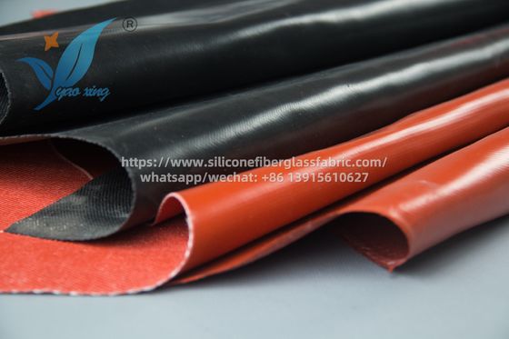 0.4 mm brandwerend gordijnstof met siliconencoating zachte textuur