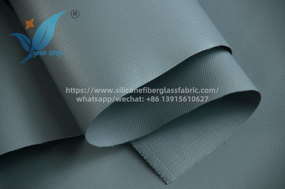 Grijzige 100 m siliconen beklede glasvezel isolatiemateriaal