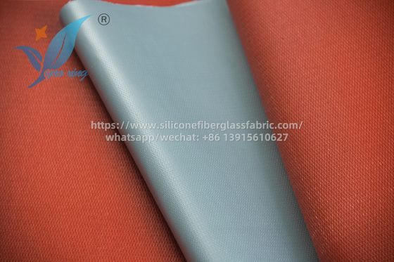 Grijzige 100 m siliconen beklede glasvezel isolatiemateriaal