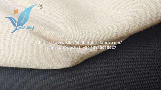 Glanzige duurzame natuurlijke witte FR barrière stof voor Fire Sock Customization