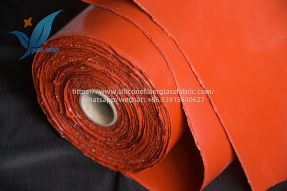 4 mm siliconen bekleed glasvezelstof voor hoge temperatuur weerstand