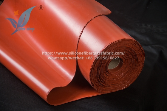 Hoge temperatuur siliconen gecoat glasvezelweefsel -40°C tot 200°C