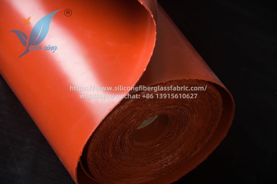 2.5mm Twill Weave Silicone Stof 50m Lengte Hittebestendige Zware dienst Voor hoge temperatuur omgevingen