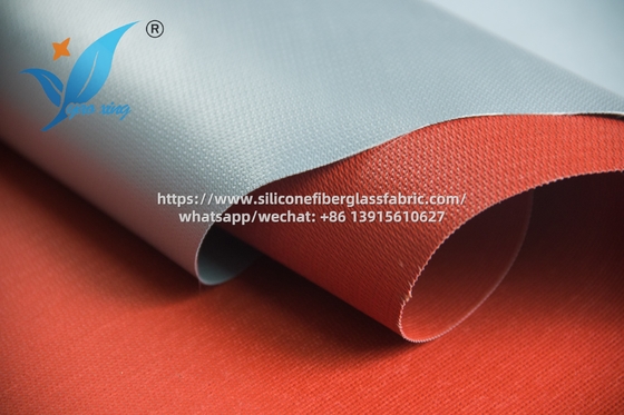 50m industriële siliconen beklede glasvezel stof 200 graden Celsius resistent anti-aging