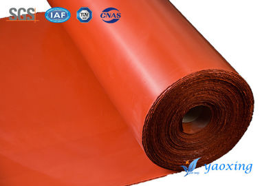 Verouderend Bestand Silicone Met een laag bedekte Glasvezelstof Twee Met een laag bedekte het Glasstof van het Kantensilicone Rubber