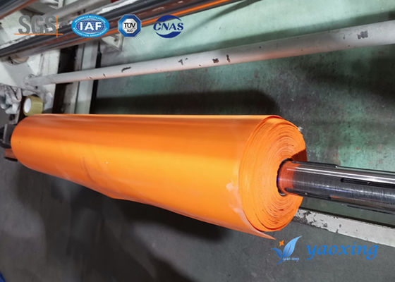 Maak 0.8mm Oranje Silicone Met een laag bedekte Glasvezel het Verouderen Weerstand voor Metro vuurvast