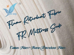 Brandbestendige katoenen sponzenmatraskas